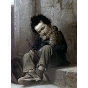 Savoyard by Vasili Grigorevich Perov oil on canvas 1863-1864 1834-1882 Russia Moscow The Tretyakov Gallery Canvas Art - Vasili Grigorevich Perov 24 x 36