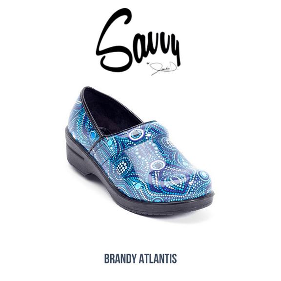 Savvy Brandy Nursing Shoe in Atlantis Size 10M
