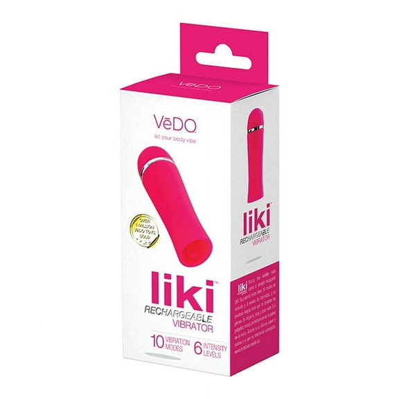 Savvy Vedo Liki Rechargeable Flicker Vibe - Foxy Pink Clitoral Vibrator