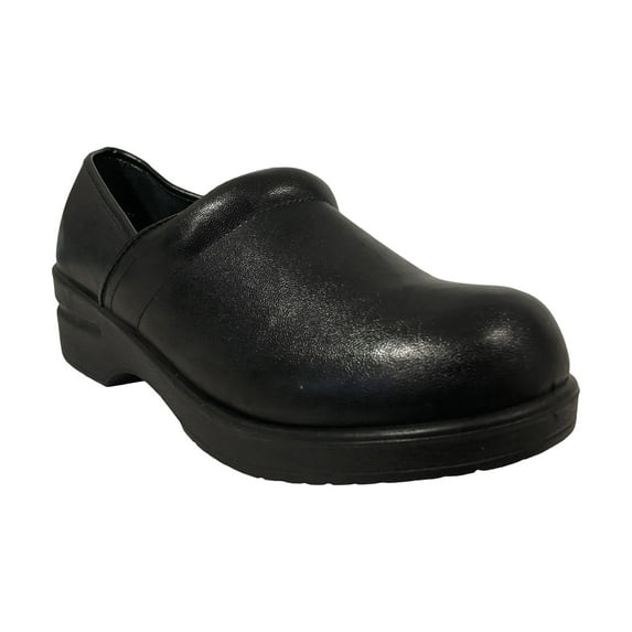 Savvy Womens Brandy Nursing Shoes, Black Smooth, 7.5 M US