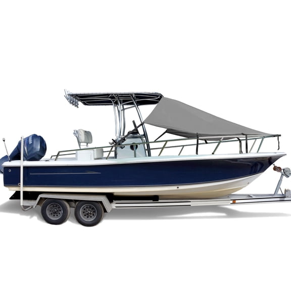 SavvyCraft T-Top Boat Bow Sun Shade Extension, 600D Marine Grade Polyester UV Protection Canopy