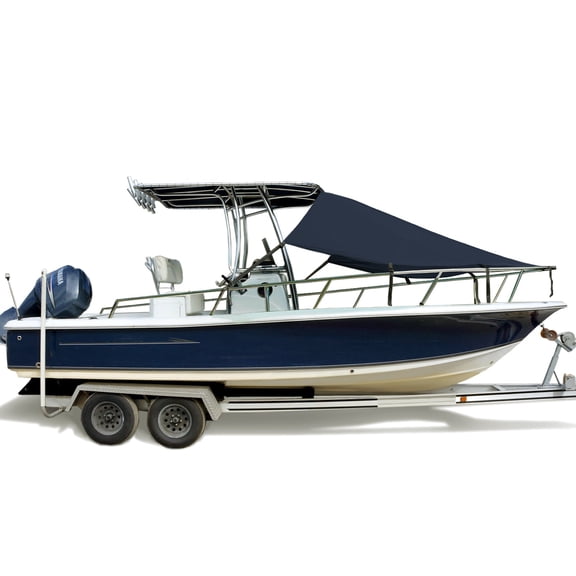 SavvyCraft T-Top Boat Bow Sun Shade Extension, 600D Marine Grade Polyester UV Protection Canopy