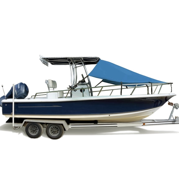 SavvyCraft T-Top Boat Bow Sun Shade Extension, 600D Marine Grade Polyester UV Protection Canopy