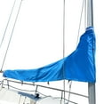 thumbnail image 1 of SavvyCraft Waterproof Mainsail Boom Cover, Heavy Duty 600D Sailboat Mainsail Cover UV protection Weather-Resistant, Boom Length 13'-14' Blue, 1 of 6
