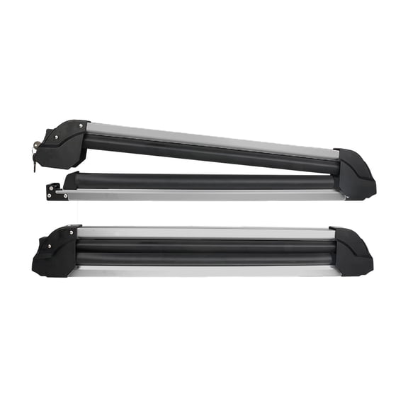 Savvycraft Car Ski Snowboard Roof Racks Mount, 2PCS Universal Mount Carry up to 5 Pairs of Skis or 4 Snowboards, Fits Most Roof Rack Crossbars