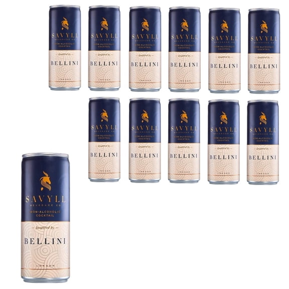 Savyll Bellini Non-Alcoholic, 8.5 OZ, 12 Pack