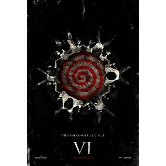 Saw 6 Movie Poster Giclee Print 27inx40in for any room 27x40 Multi-Color Square Adults Z Posters