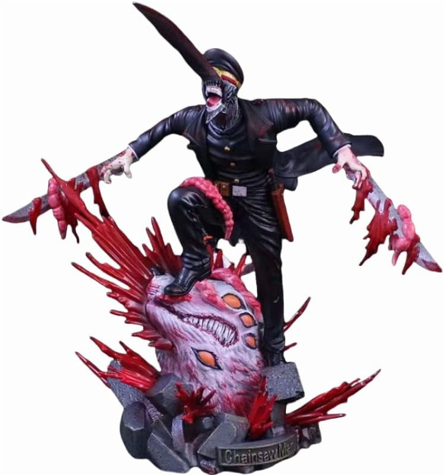 Saw Demon Figure Fighting Big Size Saw Demon Action Figures 35cm/13.8inch PVC Handmade Anime Character Statue Model Decoration Gifts