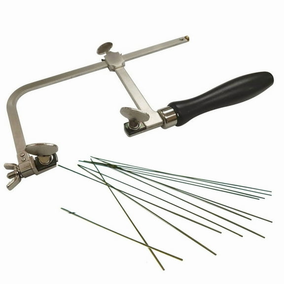 Saw Frame Adjustable 80mm ( 3.14") Jewelers And Craft & 12 Saw Blades