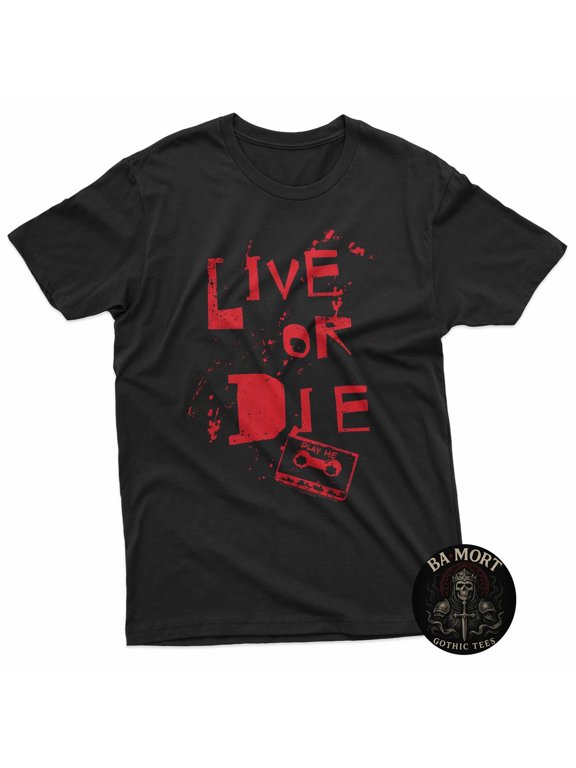 Saw Front And Back Retro Tv Tech Jigsaw Horror Movie T-Shirt