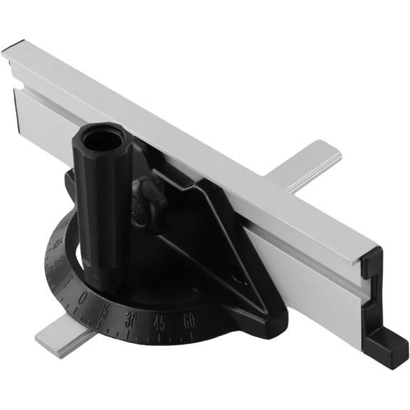 Saw Miter Gauge, Saw Push Rule Woodworking Miter Gauge Miter Gauge with Fence Saws Accessories Saws Miter Gauge Accessories for Saws Supplies, -60 To 60 Degrees