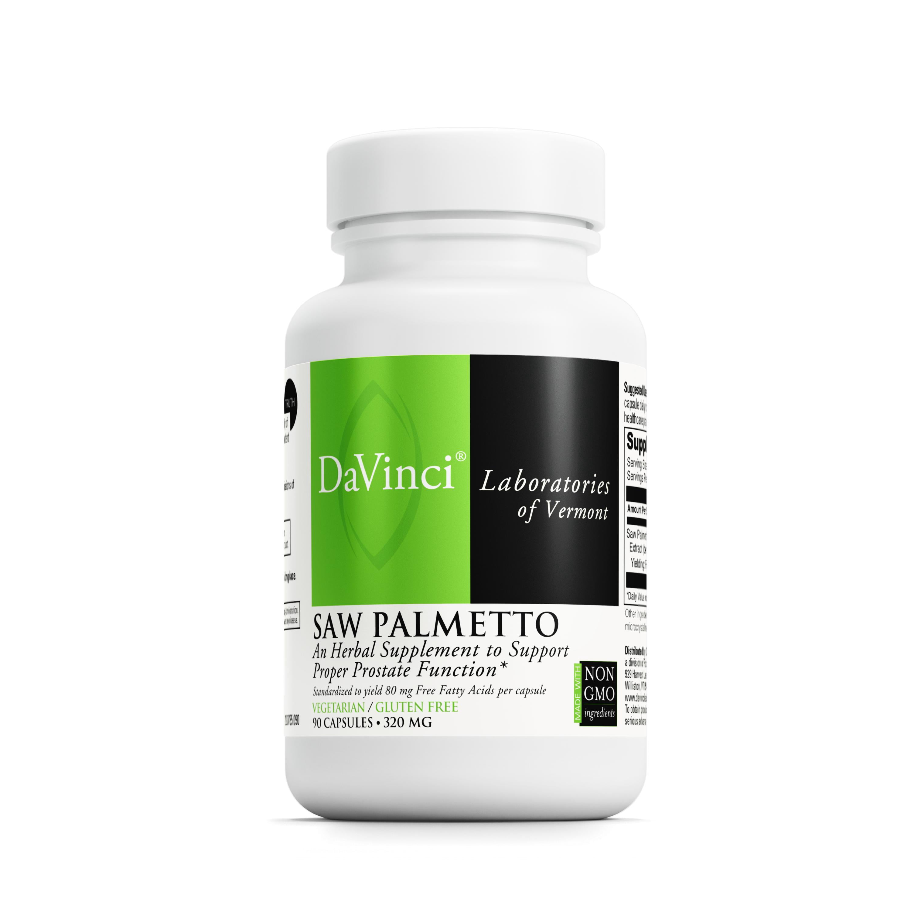 Saw Palmetto, 320 mg , 90 Capsules, DaVinci Laboratories of Vermont