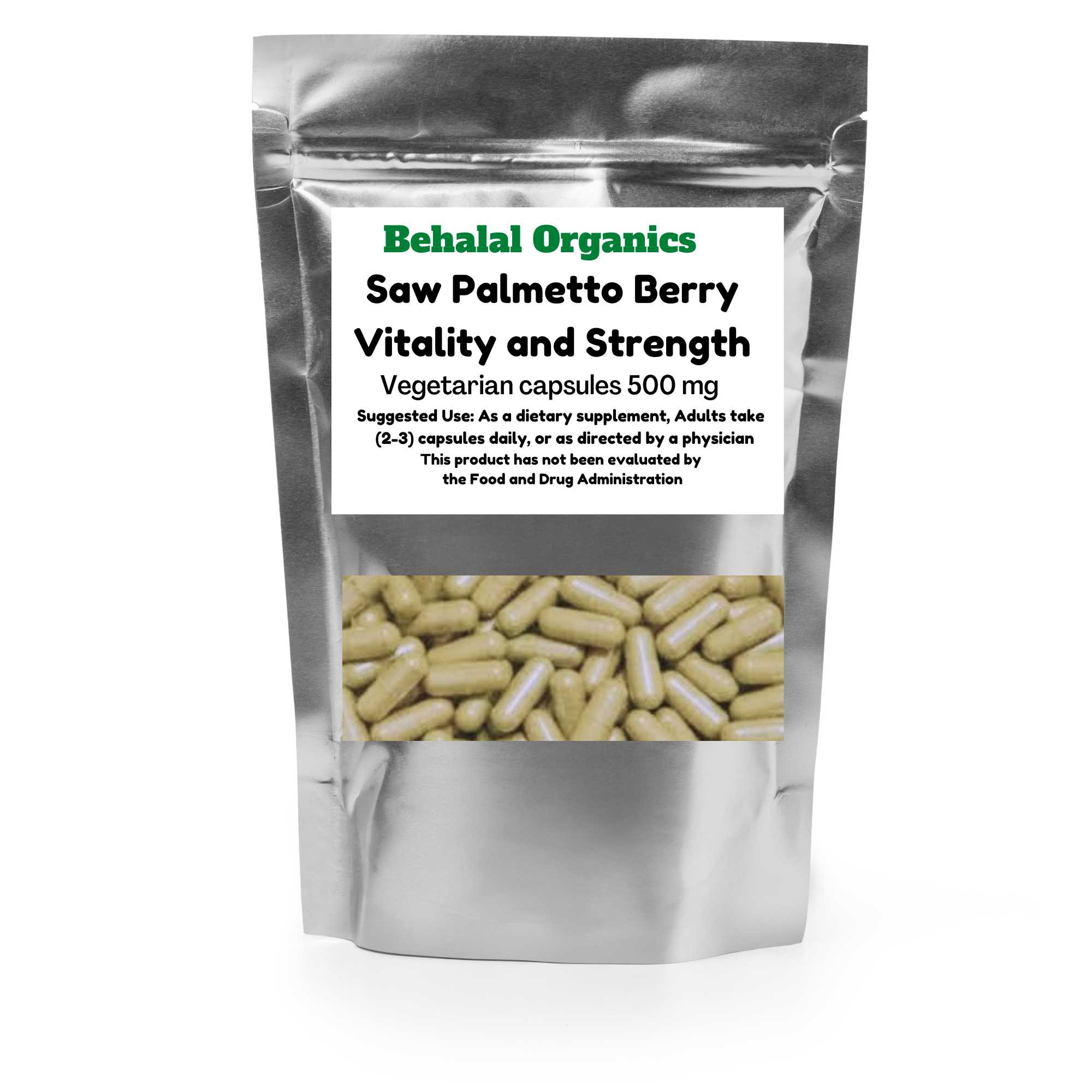 Saw Palmetto Berries 500 mg - Vegetable Capsule(s)