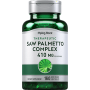 Saw Palmetto Complex | 160 Softgels | 410mg | Therapeutic Grade for Men and Women | by Piping Rock