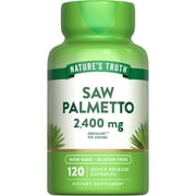 Saw Palmetto Extract | 120 Capsules | Non-GMO and Gluten Free | by Natures Truth