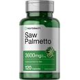 thumbnail image 1 of Saw Palmetto Extract | 3600mg | 120 Capsules | Non-GMO and Gluten Free | by Horbaach, 1 of 8