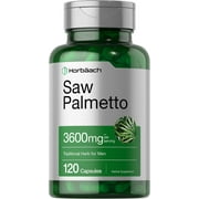 Saw Palmetto Extract | 3600mg | 120 Capsules | Non-GMO and Gluten Free | by Horbaach