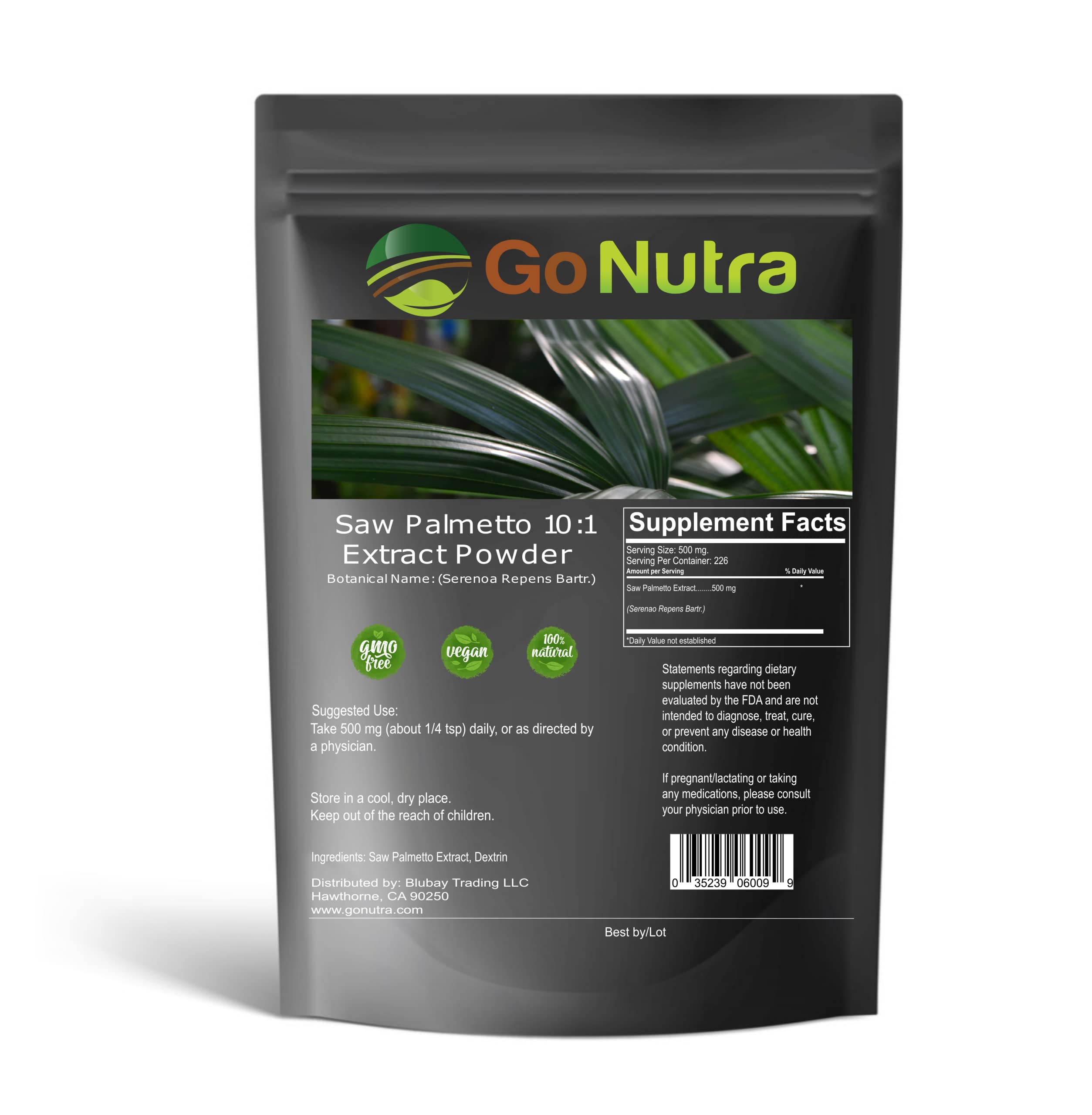 Saw Palmetto Extract Powder 101 Strength 4 oz.