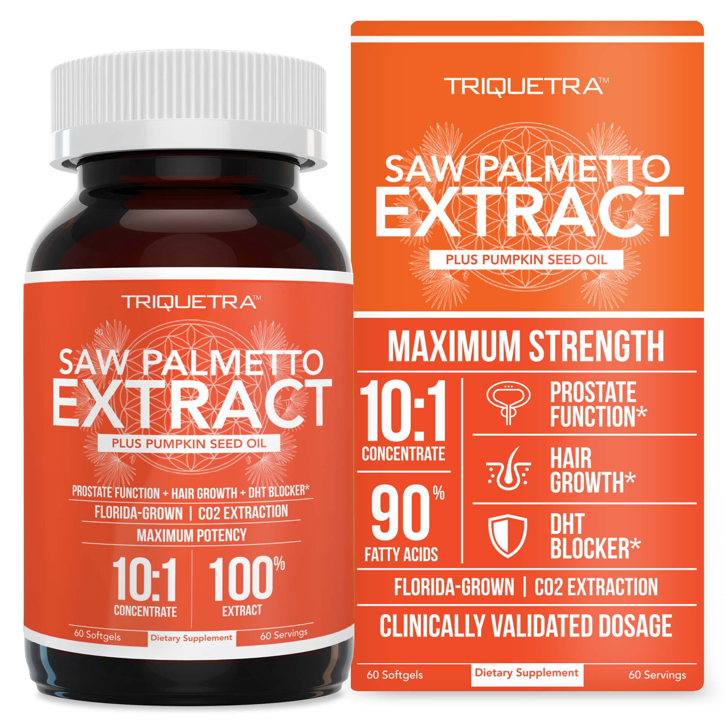 Triquetra Health Saw Palmetto Extract with Pumpkin Seed Oil