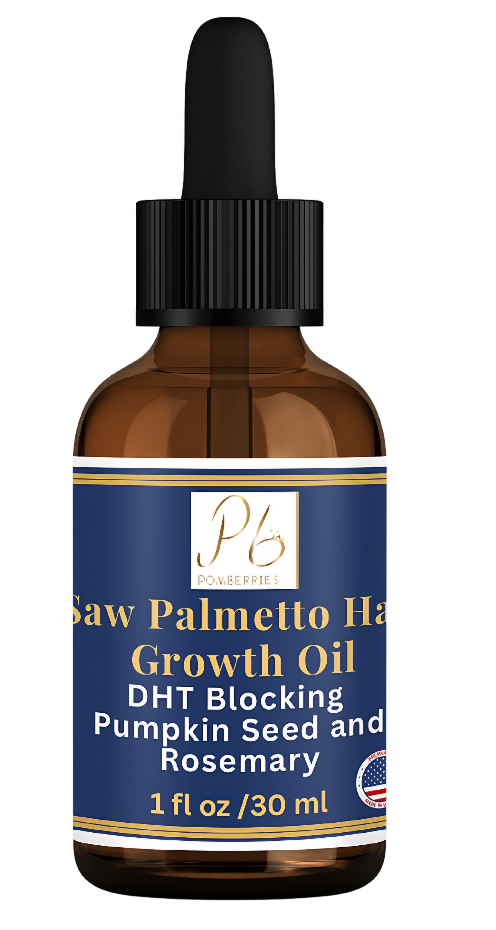 Saw Palmetto Oil Hair Loss Treatment with Rosemary Essential Tea Tree Essentail Peppermint Essential Lavender Essential Oil Pumpkin Seed Oil for