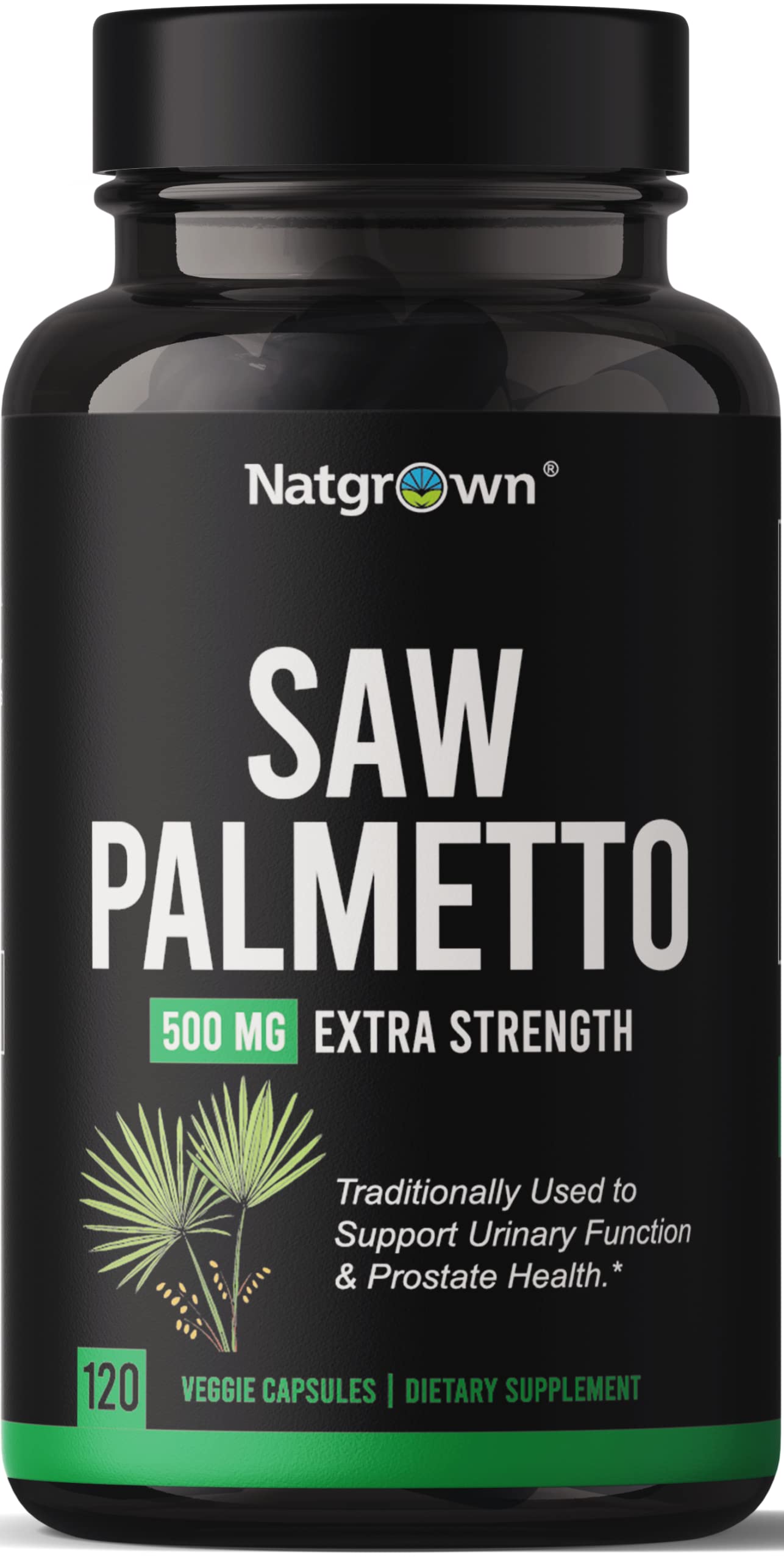 Saw Palmetto Prostate Supplements for Men DHT Blocker for Hair Growth
