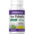 thumbnail image 1 of Saw Palmetto Supplement | 320mg Extract | 60 Softgels | Non-GMO, Gluten Free | by Lindberg, 1 of 2