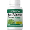 thumbnail image 1 of Saw Palmetto for Men and Women 900mg | 100 Capsules | Extract Supplement | Non-GMO, Gluten Free Supplement | By Lindberg, 1 of 3