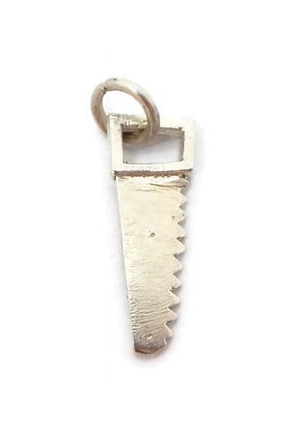 Saw Pendant Charm .925 Sterling Silver