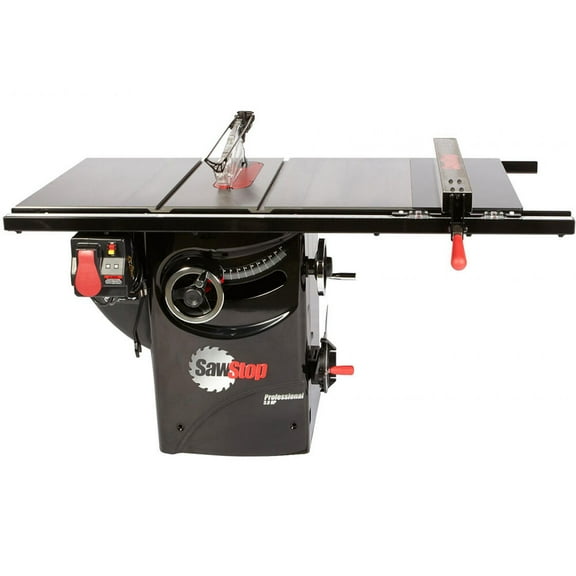 Sawstop 10 In. 3 Hp Professional Cabinet Saw With 30 In. Fence