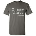 thumbnail image 1 of Saw That Karma Instant Pure Novelty Graphic Tees Costumes Funny T Shirt For Men, 1 of 5