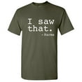 thumbnail image 1 of Saw That Karma Instant Pure Novelty Graphic Tees Costumes Funny T Shirt For Men, 1 of 5