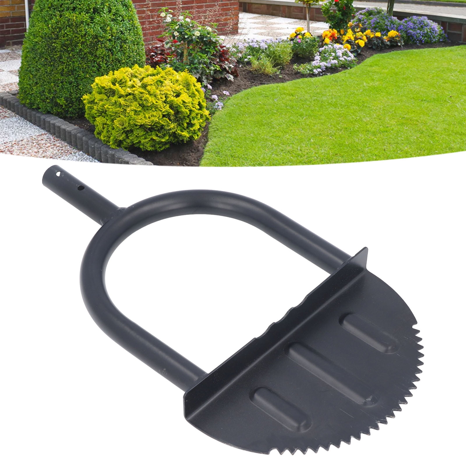 Saw Tooth Edger Half Moon Lawn Edger Sidewalk Grass Handled Step Edger