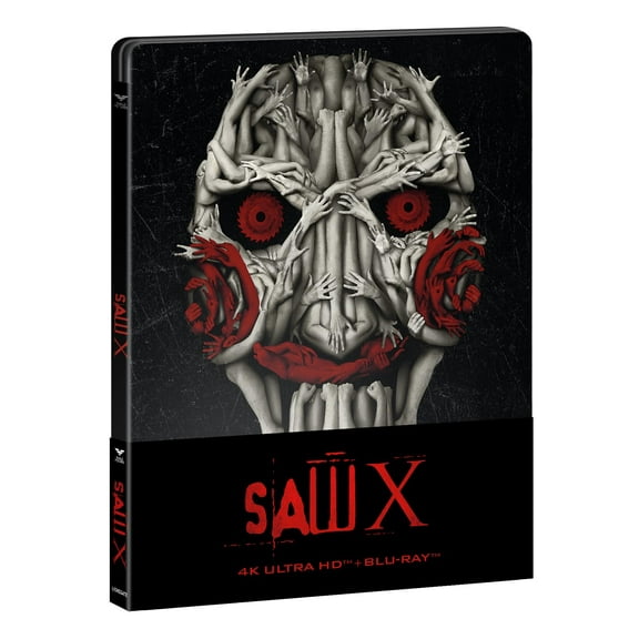 Saw X - 4K Steelbook (Bd 4K + Bd Hd) (4K Ultra HD) Tobin Bell Shawnee Smith Synnve Macody Lund