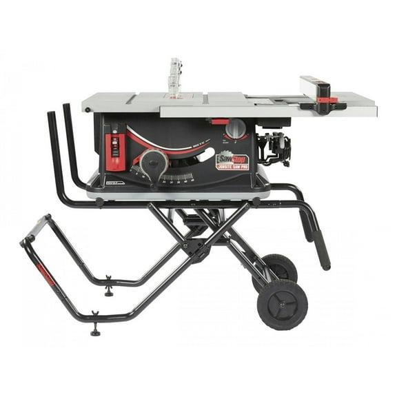 SawStop JSS-120A60-SI 120V 60 Hz 15 Amp Jobsite Saw PRO with Mobile Cart Assembly