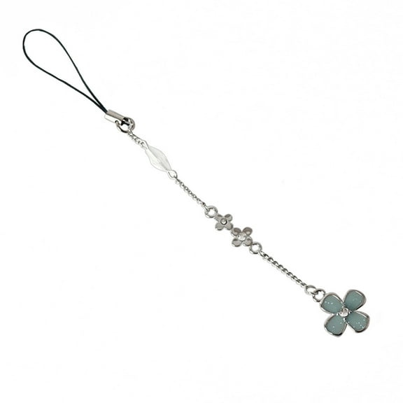 Sawako Four Leaf Phone Charms Strap Alloy Anime Merch for and Daily Use