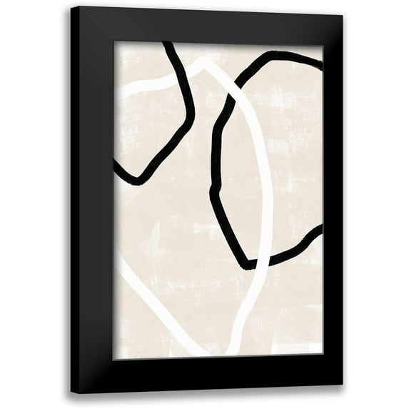 Sawall, Anastasia 11x14 Black Modern Framed Museum Art Print Titled - Abstracto Trio
