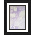 thumbnail image 1 of Sawall, Anastasia 11x14 Black Ornate Wood Framed with Double Matting Museum Art Print Titled - Purple Shades, 1 of 4