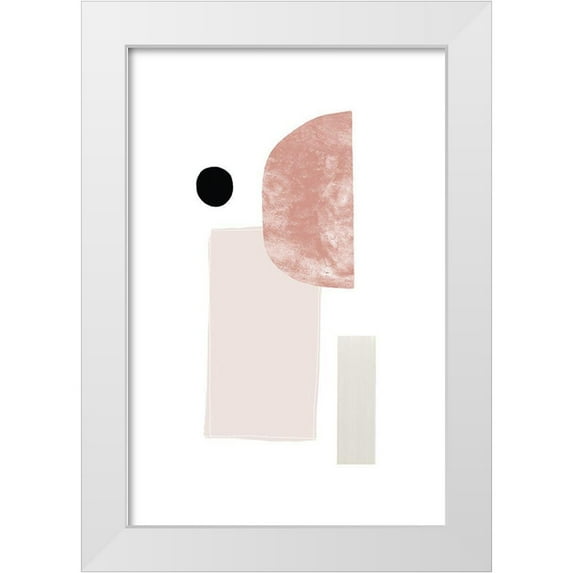 Sawall, Anastasia 11x14 White Modern Wood Framed Museum Art Print Titled - Abstract Composition No 1