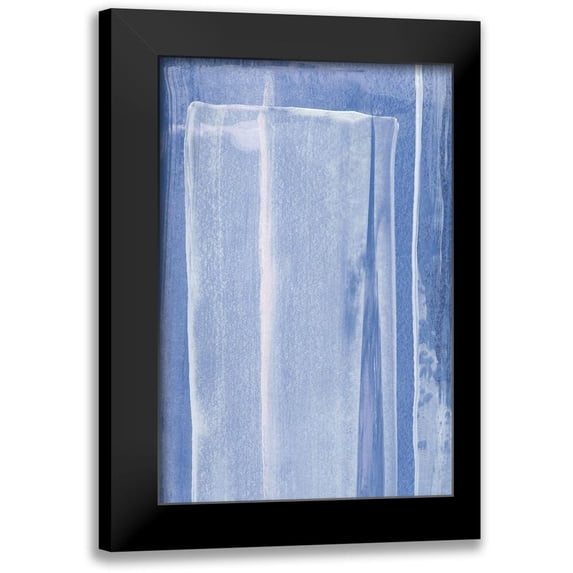 Sawall, Anastasia 13x18 Black Modern Framed Museum Art Print Titled - Happiness is Blue