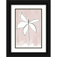 thumbnail image 1 of Sawall, Anastasia 13x18 Black Ornate Wood Framed with Double Matting Museum Art Print Titled - Bordered Flower, 1 of 4