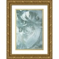 thumbnail image 1 of Sawall, Anastasia 13x18 Gold Ornate Wood Framed with Double Matting Museum Art Print Titled - Green and White Acrylic No 4, 1 of 4