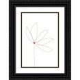 thumbnail image 1 of Sawall, Anastasia 17x24 Black Ornate Wood Framed with Double Matting Museum Art Print Titled - Minimal Flower, 1 of 4