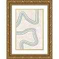 thumbnail image 1 of Sawall, Anastasia 17x24 Gold Ornate Wood Framed with Double Matting Museum Art Print Titled - Abstracto Twist, 1 of 4