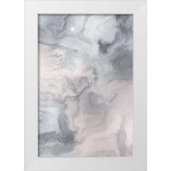 Sawall, Anastasia 17x24 White Modern Wood Framed Museum Art Print Titled - Beautiful Flow