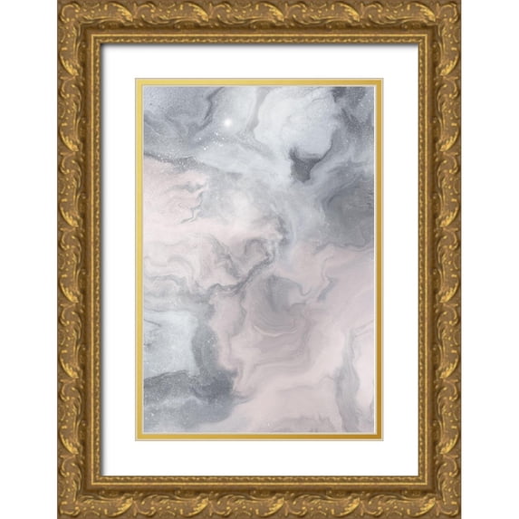 Sawall, Anastasia 23x32 Gold Ornate Wood Framed with Double Matting Museum Art Print Titled - Beautiful Flow