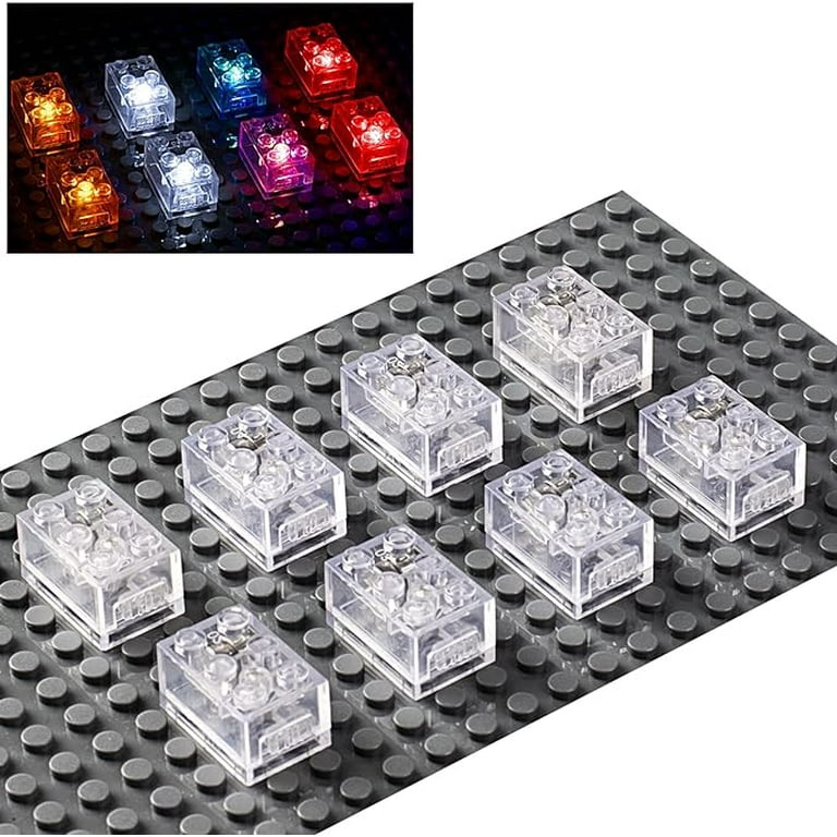 Led light up building blocks best sale