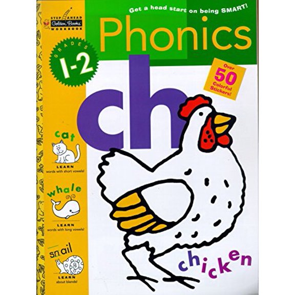 Pre-Owned Phonics: Grades 1-2 [With Stickers] (Paperback) 0307235424 9780307235428