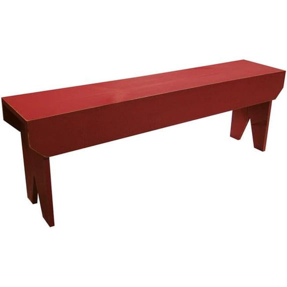 Sawdust City 4 ft. Simple Wood Bench- Sage