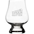 thumbnail image 1 of Sawdust Is Man Glitter Father's Day Etched 2.5oz Glencairn Wee Whisky Glass, 1 of 1