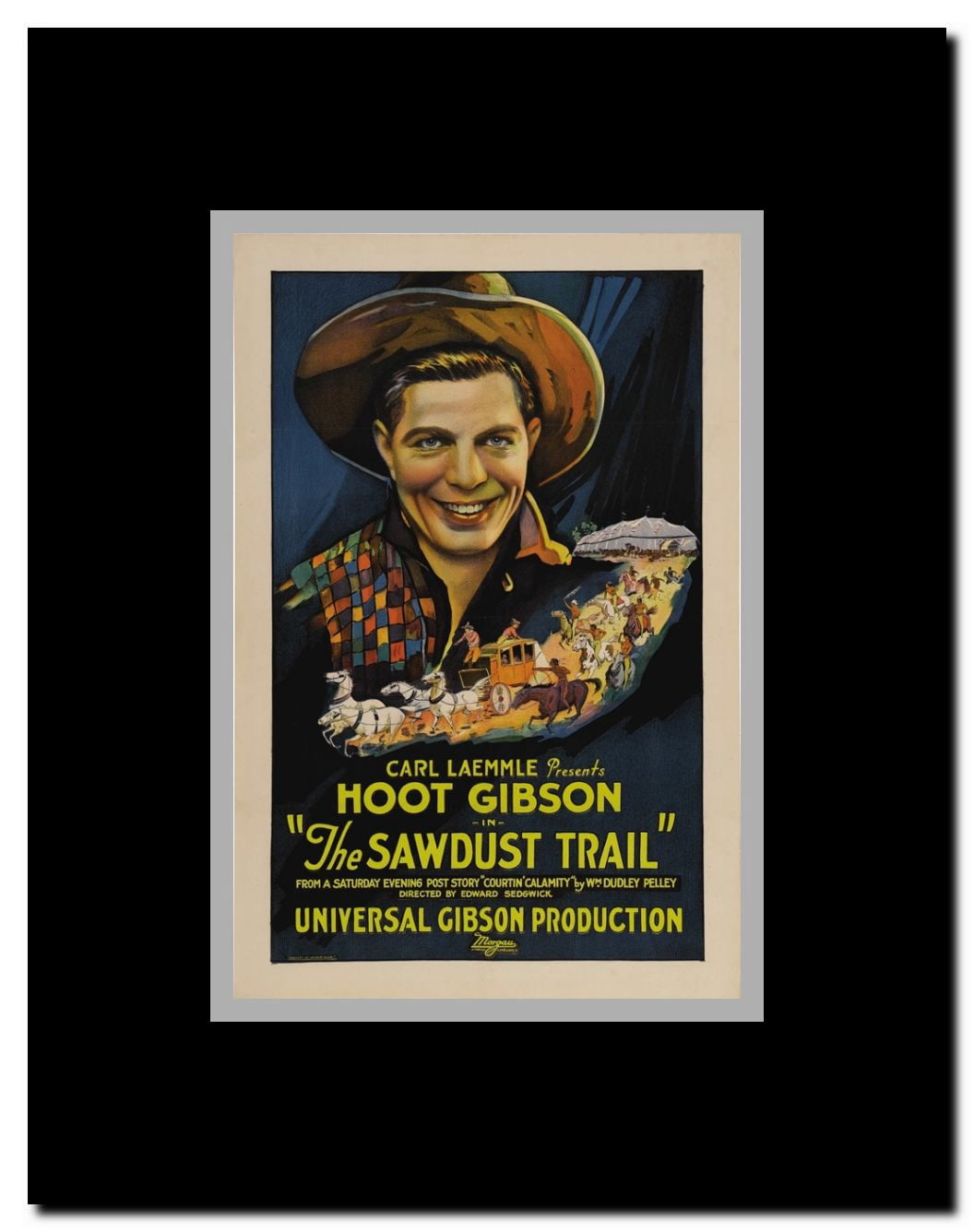 Sawdust Trail Framed Movie Poster